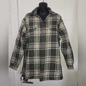 RedHead Forest Fleece-Lined Flannel Plaid Long-Sleeve Shirt Sz M